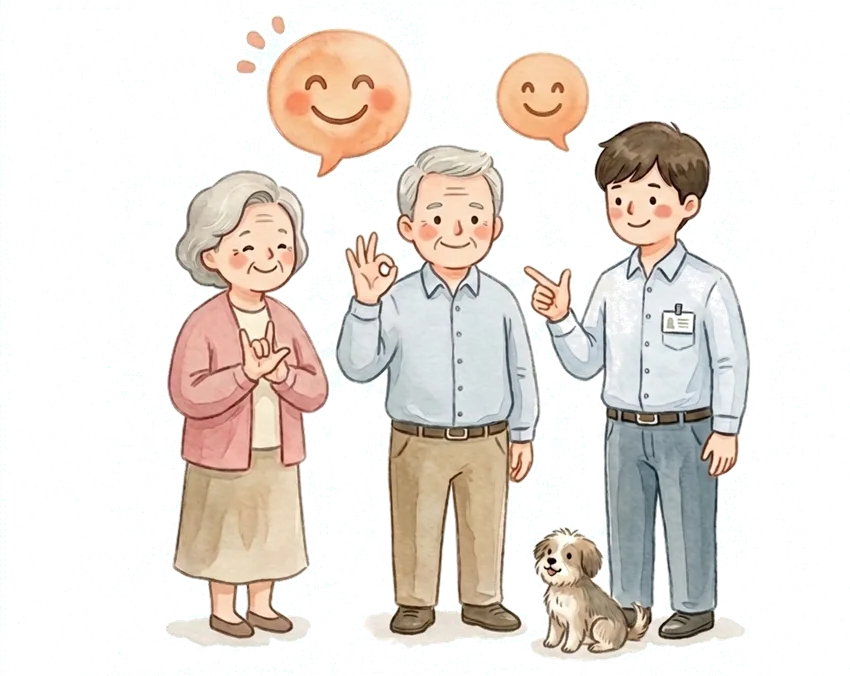 이용안내 일러스트